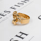 Pre-Owned 9ct Gold Mens Knot Ring Size W.5