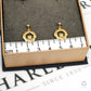 Pre-Owned 9ct Gold Claddagh Drop Earrings