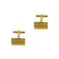 Pre-Owned 9ct Gold Rectangular Cufflinks