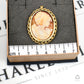 Pre-Owned 9ct Gold Oval Cameo Brooch