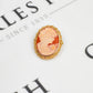 Pre-Owned 9ct Gold Oval Cameo Brooch