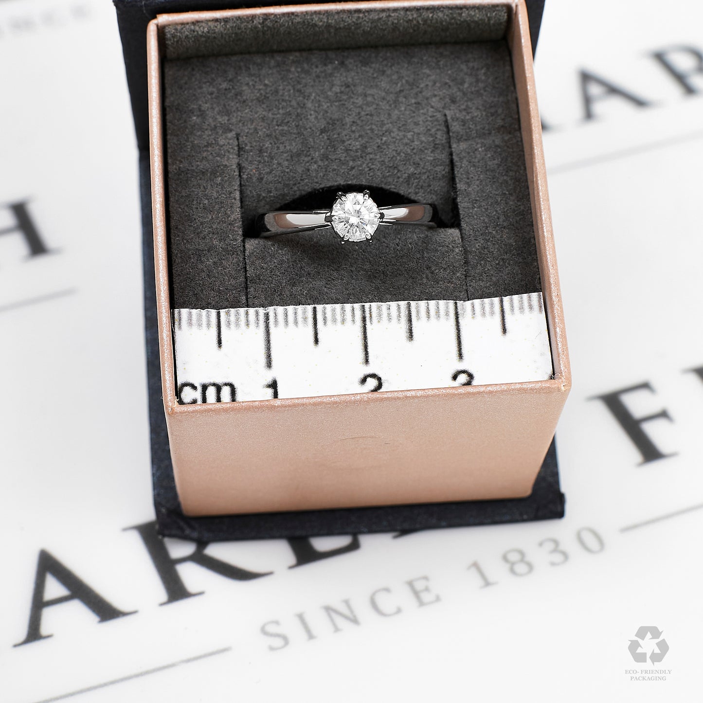 Pre-Owned 14ct White Gold CZ Dress Ring Size N