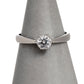 Pre-Owned 14ct White Gold CZ Dress Ring Size N