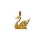 Pre-Owned 14ct Gold Swan Pendant