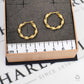 Pre-Owned 9ct Gold Twist Creole Hoop Earrings
