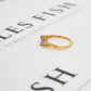 Pre-Owned 9ct Gold Tanzanite & Diamond Ring Size N