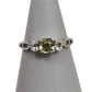 Pre-Owned 9ct White Gold Diaspore & White Zircon Ring