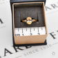 Pre-Owned 9ct Gold Oval Danburite & White Zircon Ring Size N
