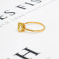 Pre-Owned 9ct Gold Kunzite Dress Ring Size N.5