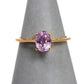 Pre-Owned 9ct Gold Oval Kunzite Dress Ring Size N