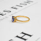 Pre-Owned 9ct Gold Oval Tanzanite Dress Ring Size N