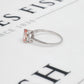 Pre-Owned 9ct White Gold Oval Danburite Dress Ring Size N