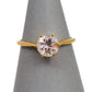 Pre-Owned 9ct Gold Round Beryl Dress Ring Size N