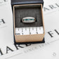 Pre-Owned 9ct White Gold Blue Treated & White Diamond Ring