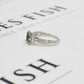 Pre-Owned 9ct White Gold Green Treated Diamond Cluster Ring