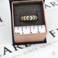 Pre-Owned 9ct Gold Blue Treated Diamond & White Diamond Ring