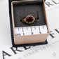 Pre-Owned 9ct Gold Garnet & Diamond Ring Size N