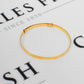 Pre-Owned 9ct Gold Child Patterned Bangle Expandable