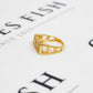 Pre-Owned 9ct Gold CZ NAN Cherish Ring Size L