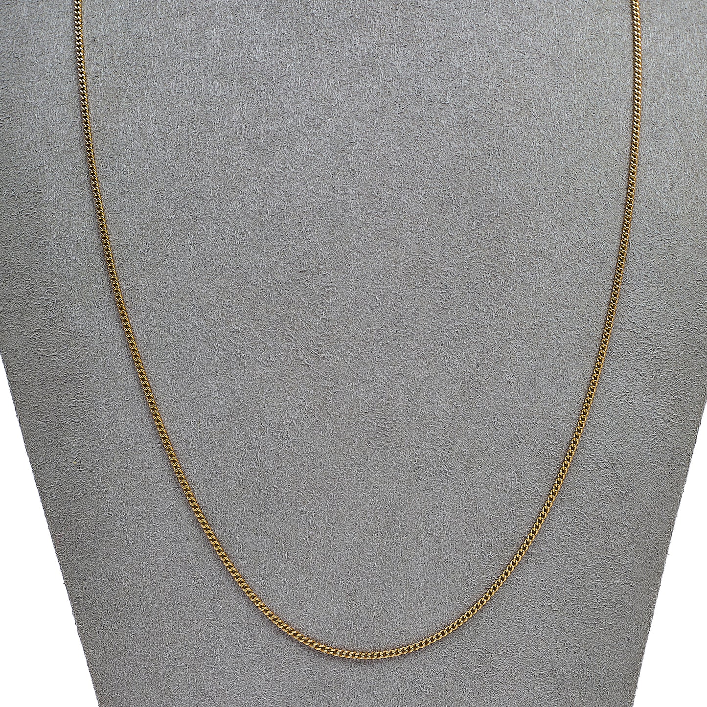 Pre-Owned 9ct Gold Curb Chain Necklace 21 Inch