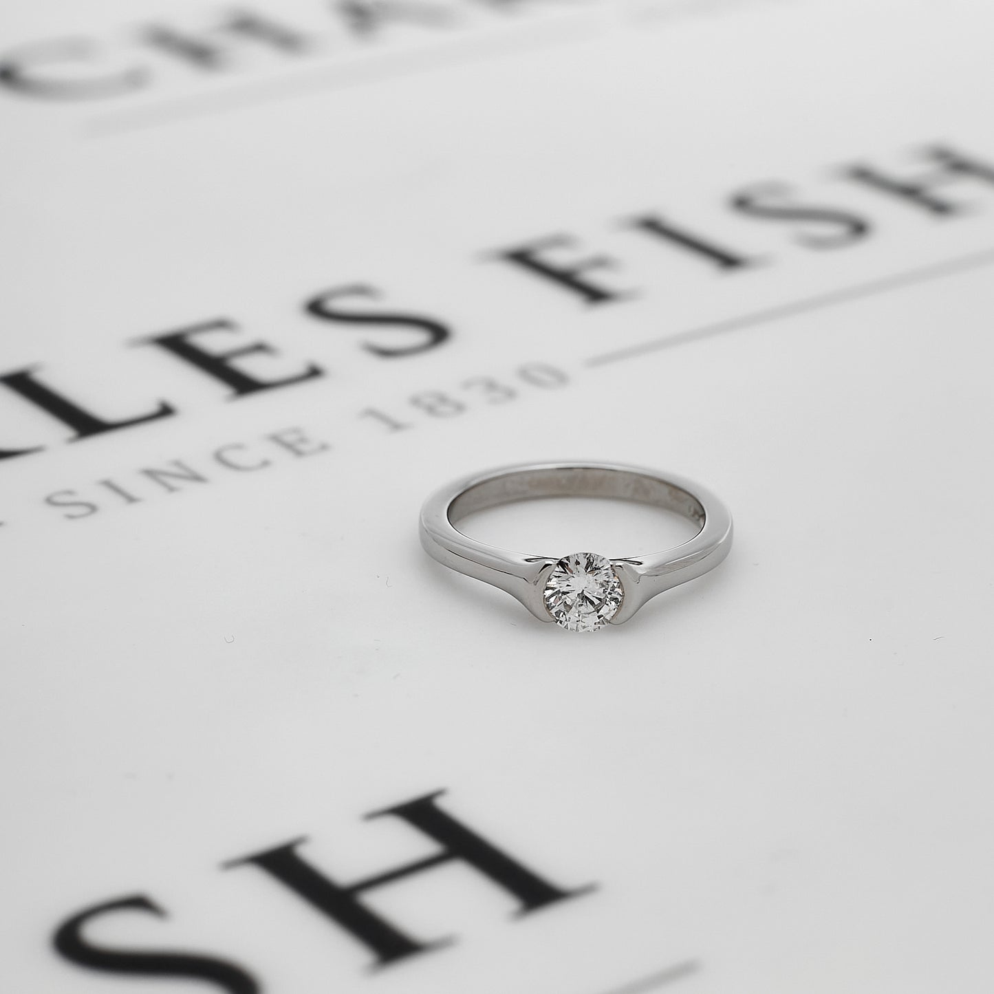 Pre-Owned Platinum Diamond Ring Size K