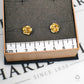 Pre-Owned 9ct Gold Rose Stud Earrings