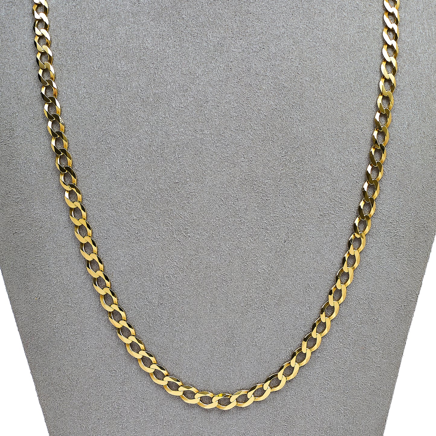 Pre-Owned 9ct Gold Curb Chain Necklace 21 Inch