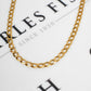 Pre-Owned 9ct Gold Curb Chain Necklace 21 Inch