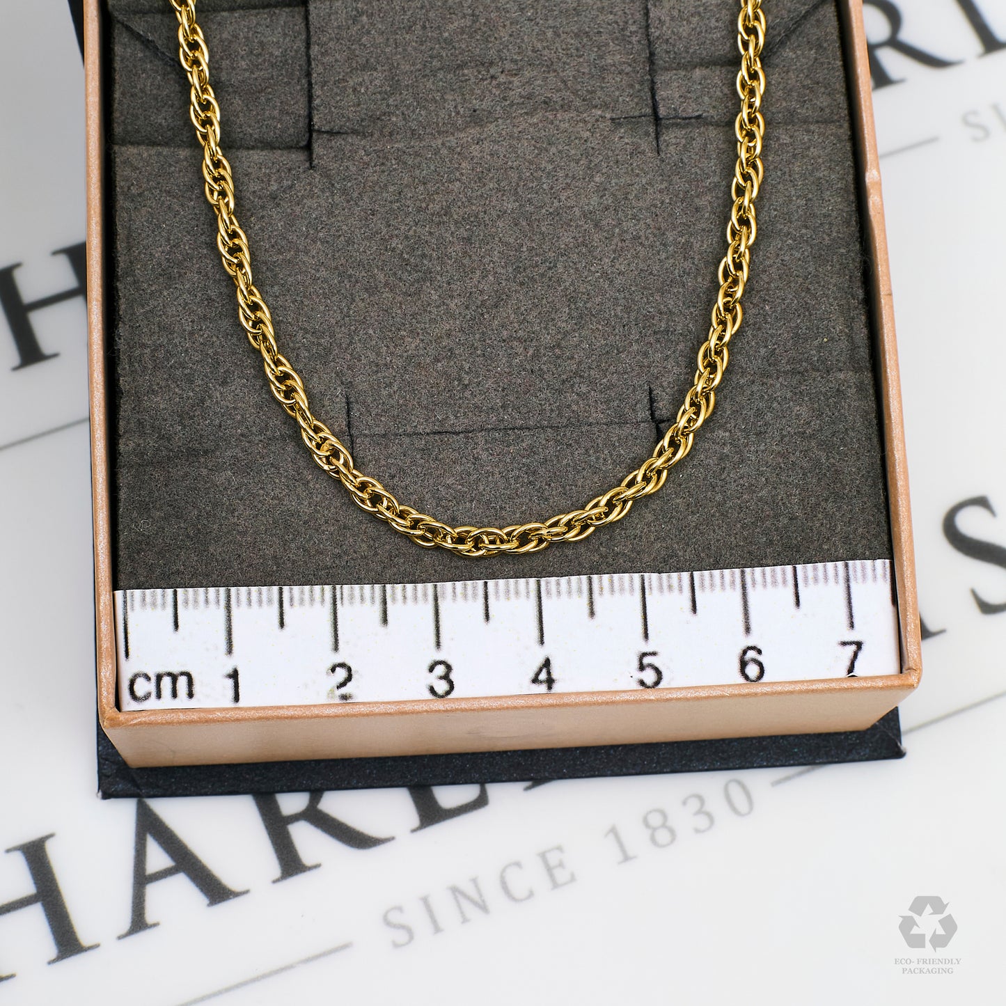 Pre-Owned 9ct Gold Prince Of Wales Chain Necklace 27 Inch