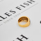 Pre-Owned 9ct Gold 5 Row Diamond Bump Head Ring Size N