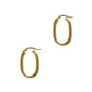 Pre-Owned 9ct Gold Twist & Plain 2 Hoop Creole Earrings