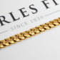 Pre-Owned 9ct Gold Curb Chain Bracelet 8.5 Inch
