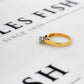 Pre-Owned 9ct Gold Solitare Diamond Ring Size H.5