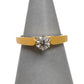 Pre-Owned 9ct Gold Solitare Diamond Ring Size H.5