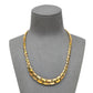 Pre-Owned 14ct Gold 2 Tone Graduated Necklace