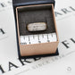 Pre-Owned 9ct Gold 5 Row Diamond Dress Ring Size T