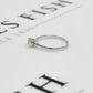 Pre-Owned 18ct White Gold Solitaire Ring Size N