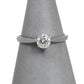 Pre-Owned 18ct White Gold Solitaire Ring Size N