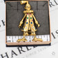 Pre-Owned 9ct Gold Synthetic Stone Clown Pendant