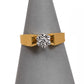 Pre-Owned 18ct Gold Illusion Set Diamond Ring Size Q
