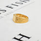Pre-Owned 9ct Gold Square Signet Ring Size G.5