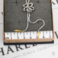 Pre-Owned 18ct White Gold 2 Tone Flower Tassel Necklace 17 Inch
