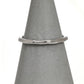 Pre-Owned 14ct White Gold Hexagonal Band Ring Size P