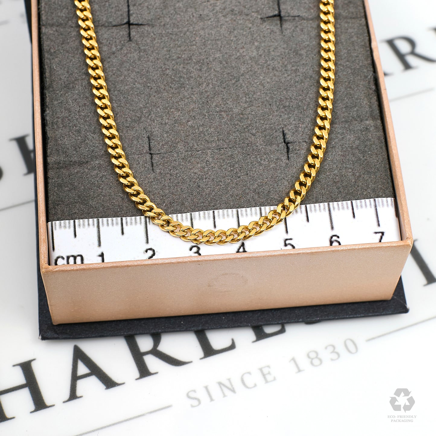 Pre-Owned 18ct Gold Curb Chain Necklace 20 Inch