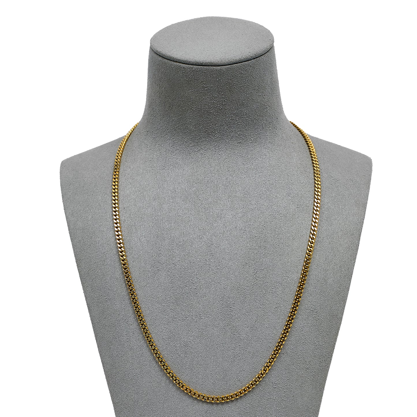 Pre-Owned 18ct Gold Curb Chain Necklace 20 Inch