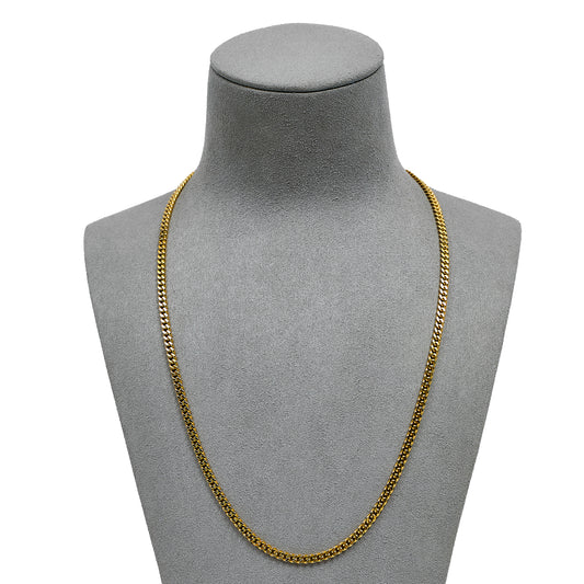 Pre-Owned 18ct Gold Curb Chain Necklace 20 Inch