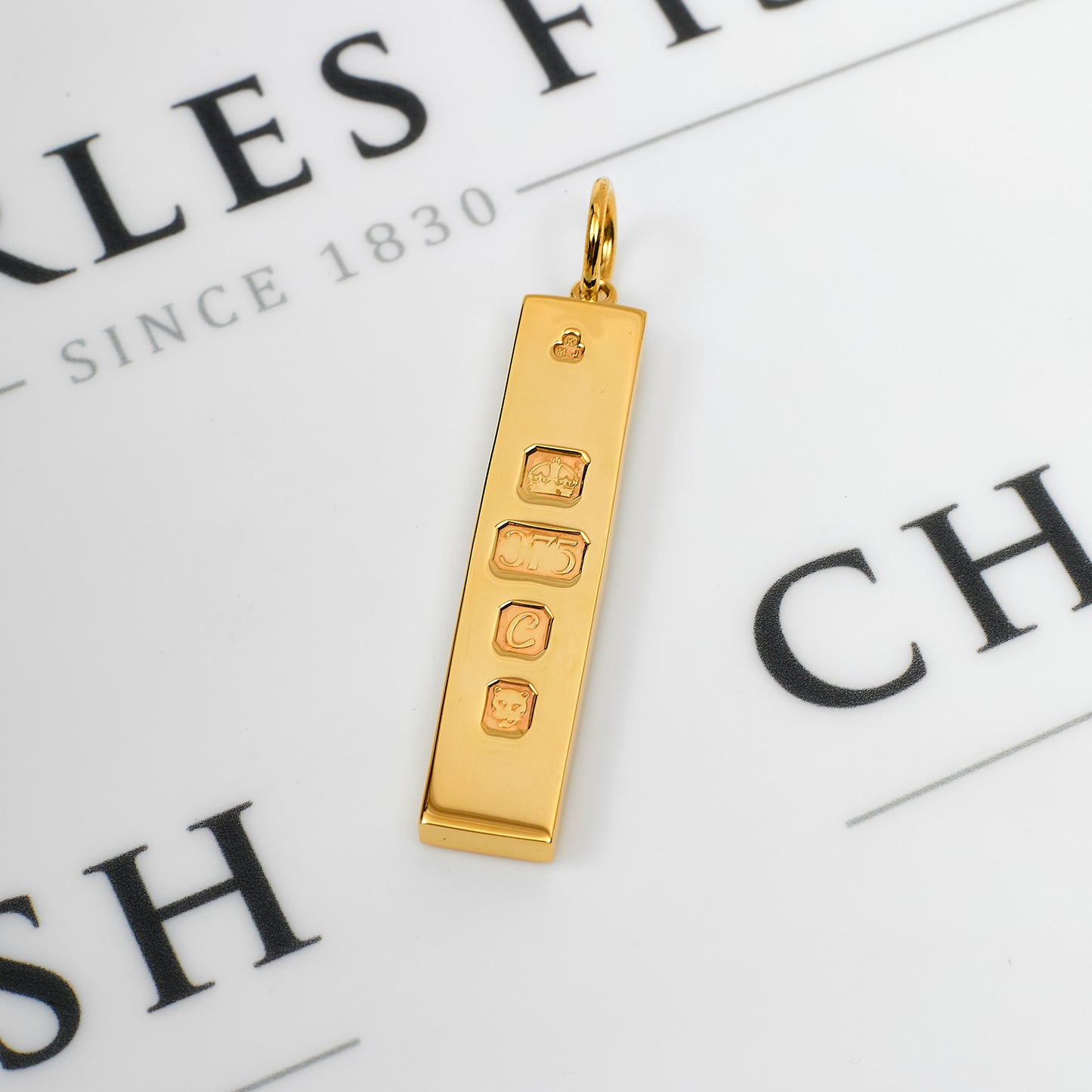 Pre-Owned 9ct Gold Ingot Pendant