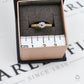Pre-Owned 14ct Gold CZ Ring & CZ Sides Size N