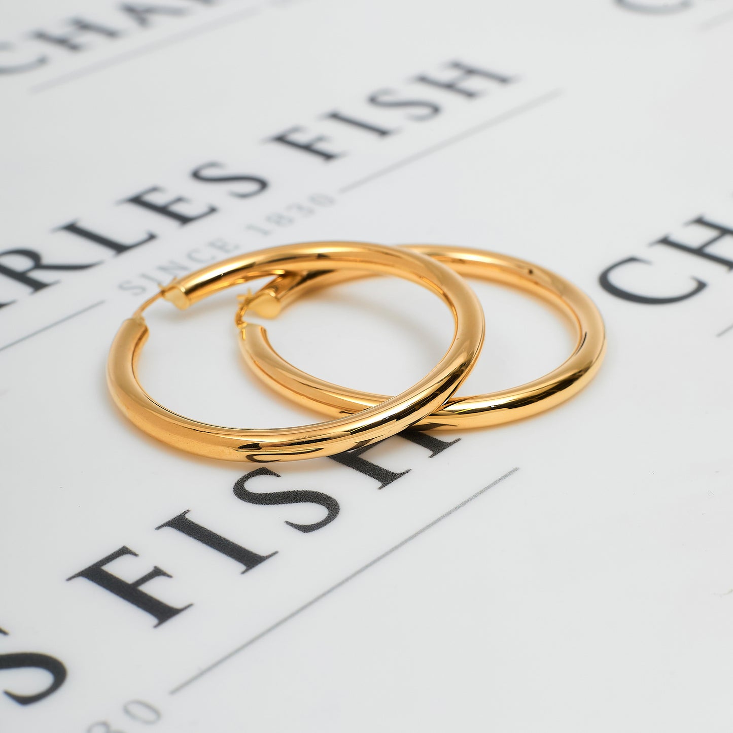 Pre-Owned 9ct Gold Creole Hoop Earrings
