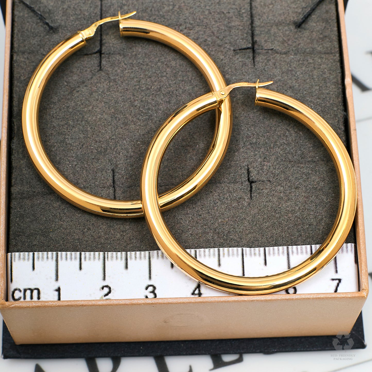Pre-Owned 9ct Gold Creole Hoop Earrings